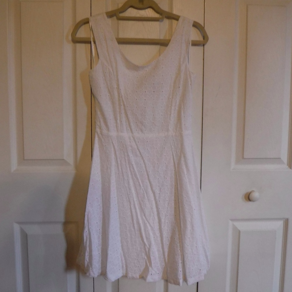 White Eyelet Dress